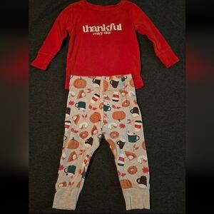 Old Navy Thanksgiving Pajamas 6-12M